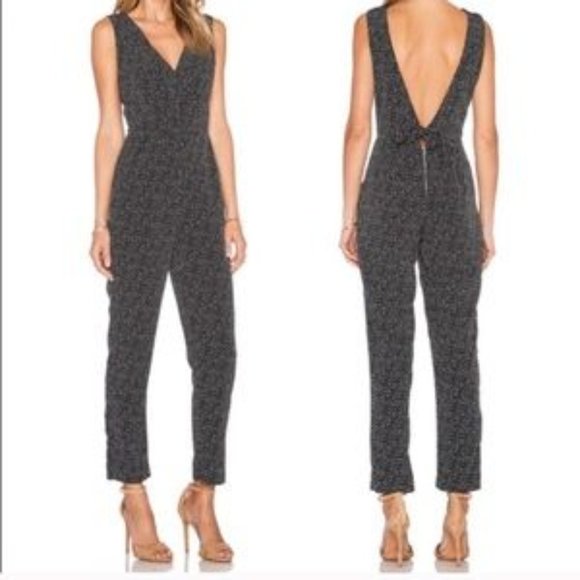 Sam Edelman Pants - Sam Edleman Black & White Polka Dot Jumpsuit
